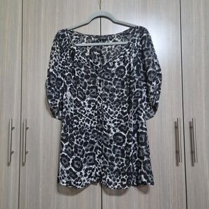 Leopard Print Women's Top
